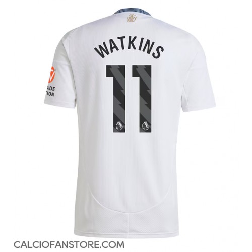 Maglia Calcio Aston Villa Ollie Watkins #11 Seconda Divisa 2024-25 Manica Corta